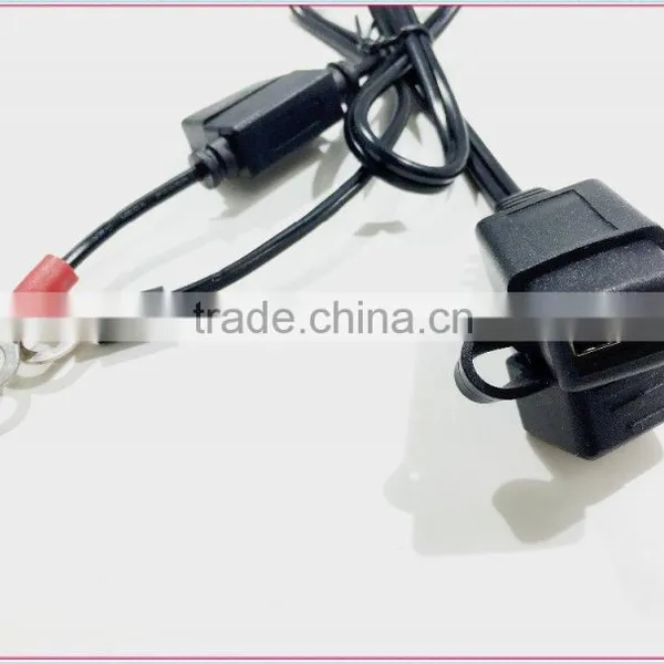 26/0.16BC Black Twins Wire ,one End Crimp 8.0 Terminal Molding 10A Fuse Holder SR photo-5
