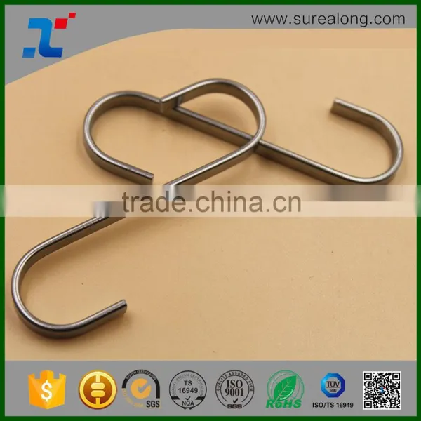 Kitchen Accessory Metal Hook 80mm Stainless Steel S Hooks Kitchen Meat Pan Utensil Clothes Hanger Hanging photo-2