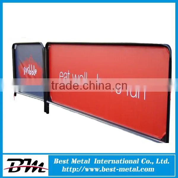 Barrier With Canvas Screen