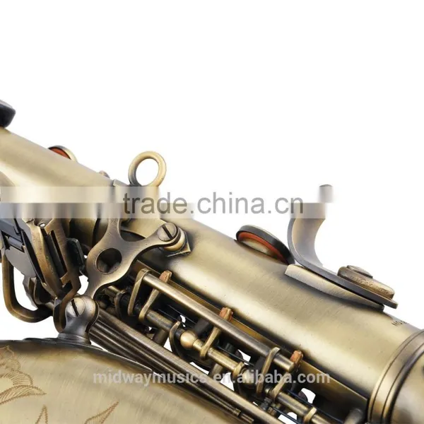 MSSC-302 Vintage Bronze Curved Soprano Saxophone From China Supplier photo-6