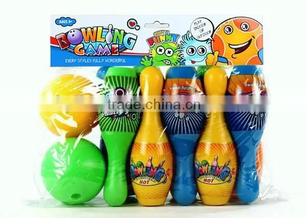 Children Play 22cm Bowling Toy With 10 Bottles and 2 Balls photo-3