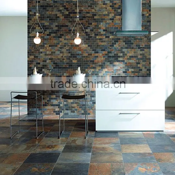 Slate Stone Rusty Slate Floor Tiles For Decoration photo-5