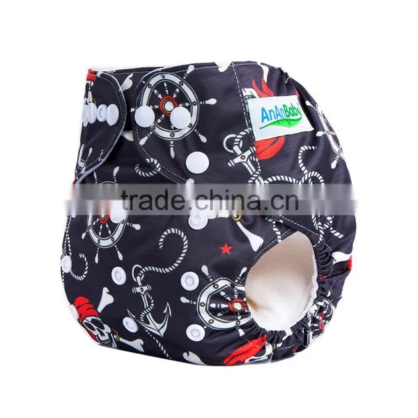 Cuties Cartoon Babies Cloth Diaper / Reusable One Size Printed Cloth Diaper Nappies photo-6
