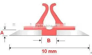 700mm Length 13mm Standard Back or 9mm Narrow Back Pressboard Creasing Matrix Adhesive Creasing Channel For Diemaking Quality Choice photo-2