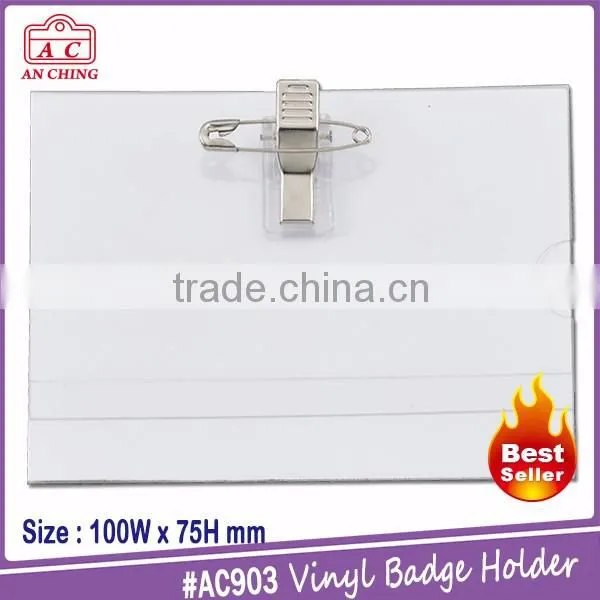 Economy Good Quality Security Novelty Hard Plastic Badge Holder photo-4