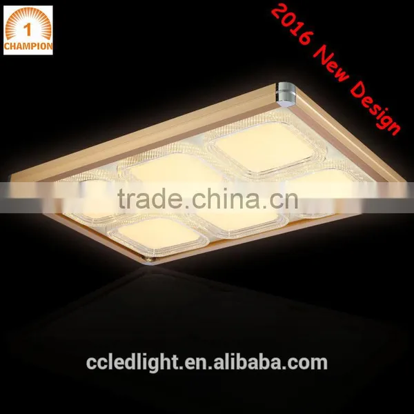 2016 New Design Square Led Ceiling Lights Flush Mounted Fixture Lights for Living Room Bed Room 30WX2 photo-6