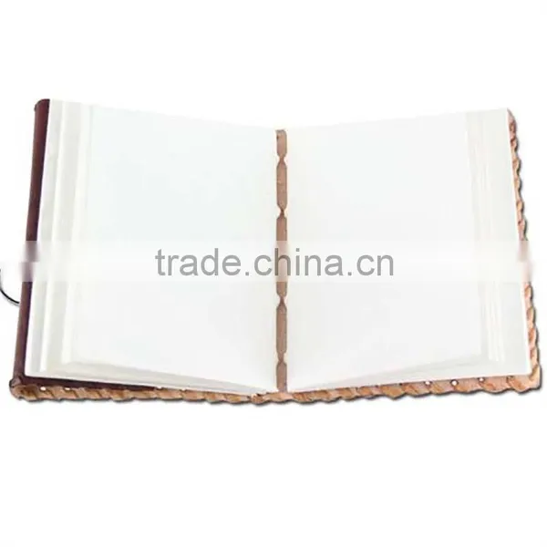 2016 Handmade Top Grade Real Leather Diary With String photo-4