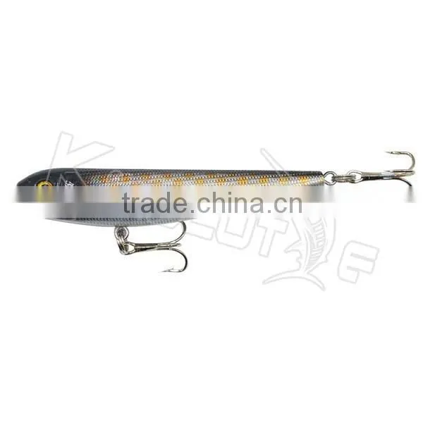 CH14QB1 Pencil Bait Fishing Lures Hard ABs Plastic Material Bass Lure photo-4