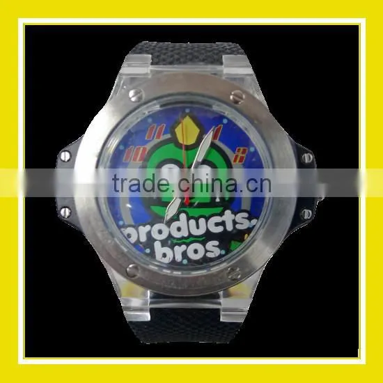 2016 Hot Sell Products Bros Brosdion Unisex Waterproof PVC Band Rubber Wrist Watch