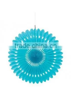 Hot Sale !small Lovely Tissue Paper Fan for Party Wedding Decorations photo-4