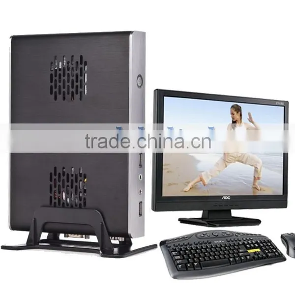Dual RS232 COM Industrial Fanless Mini Computer for Kids in School Cheapest Price Atom Mini PC WindowsXP VGA LAN Port Alloy Case photo-4