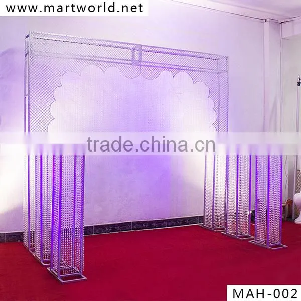 Wedding Crystal With Metal Arch Design Sale in India for Wedding Stage Decoration Wedding Decoration(MAH-002) Quality Choice photo-3