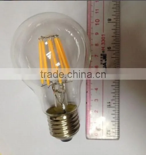 A60 8W LED Filament Bulb Lights Led Lamps E27 Dimmable photo-4
