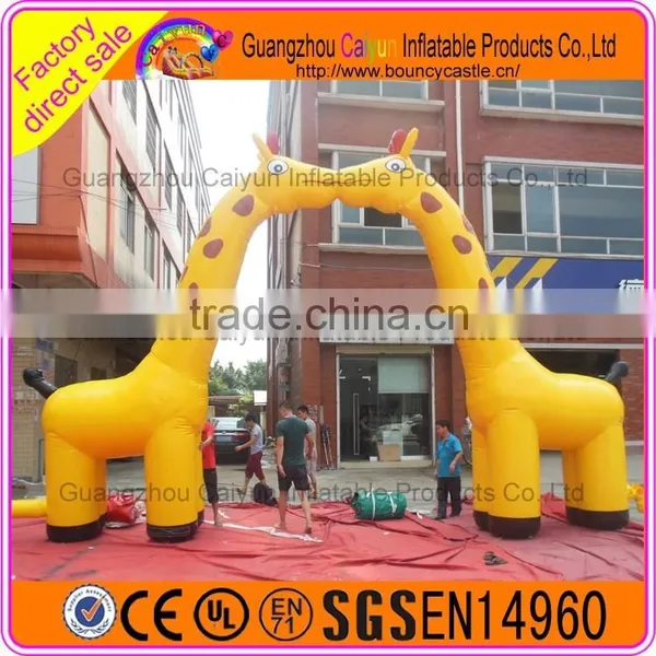 Double Giraffe Advertising Inflatable Arch For Commerce photo-3