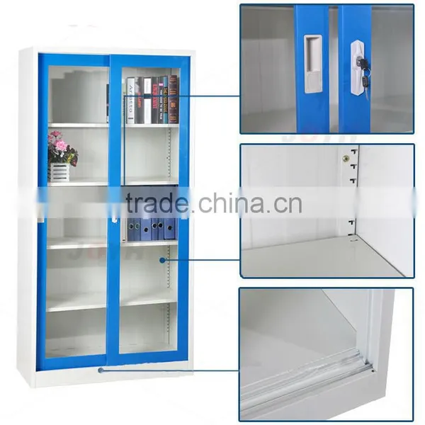 Clearview Stainless Steel Sliding Glass Door Display Filling Cabinet photo-2