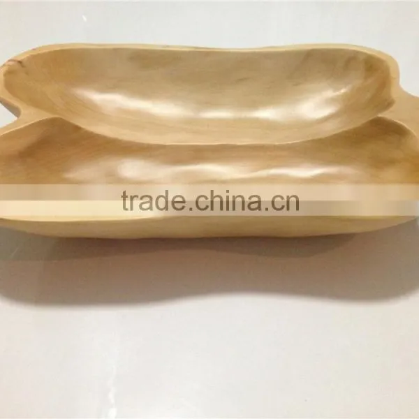 Eco-friendly China Supplier Wooden Plate,fan-shaped Serving Plate,Serving Platter photo-5