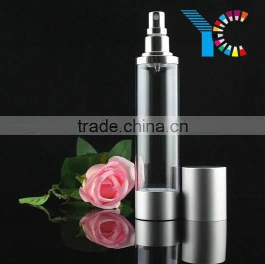 Transparent Bright Airless Cosmetic Pump Bottle Dispenser photo-6