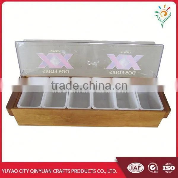 Wooden Condiment Caddy Best Quality Wooden Condiment Caddy photo-2
