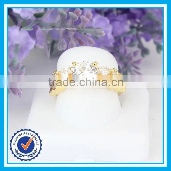2015 Yiwu Wholesale Korean Fashion Hot Sale Fake Gold Ring 18k photo-3