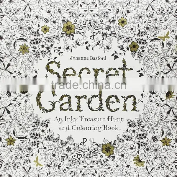2015 Hot Factory Direct Sale Secret Garden Reducing Stress Book Coloring For Adult photo-2