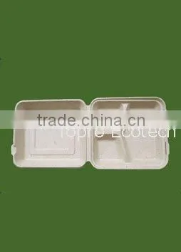 Biodegradable Clamshell,diposable Tableware,bagasse Tableware