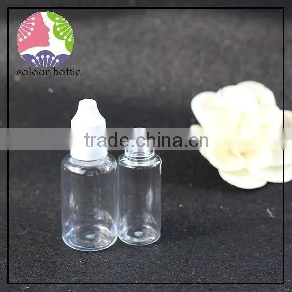 Trade Assurance PET Bottles for Sale, 30ml Plastic Dropper Bottles , Empty Plastic Ejuice Bottle With Childproof Caps