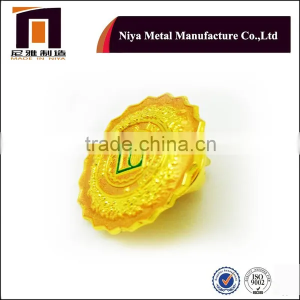 Wholesale Cheap Gold Plated Souvenir Metal Badge photo-5