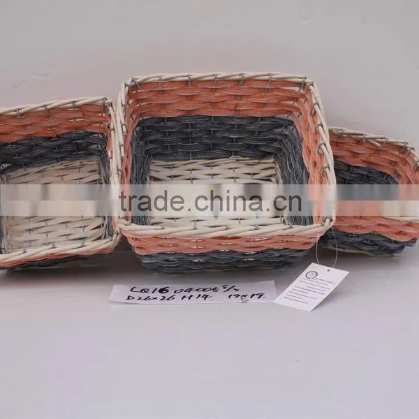 Decorative Wicker Baskets/square Garden Storage Baskets Supplier's Choice photo-5