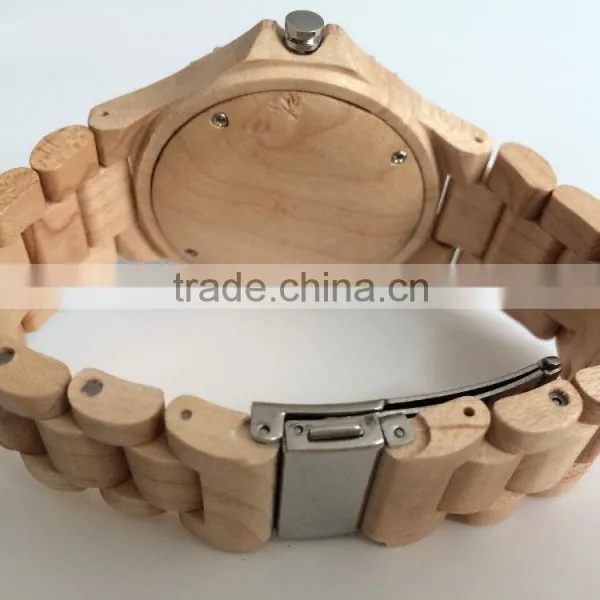 Vages Watch Wood Wholesale Retail Wood Bracelet Watch in China photo-3