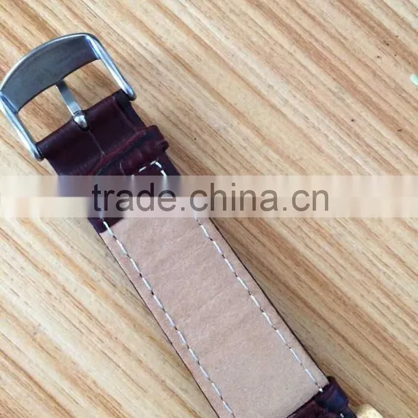 Leather Strap and Wooden Watch Case,cheap Wooden Watch photo-5