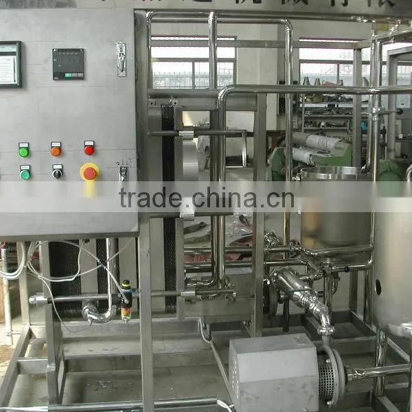 Semi automatic plate milk pasteurizer