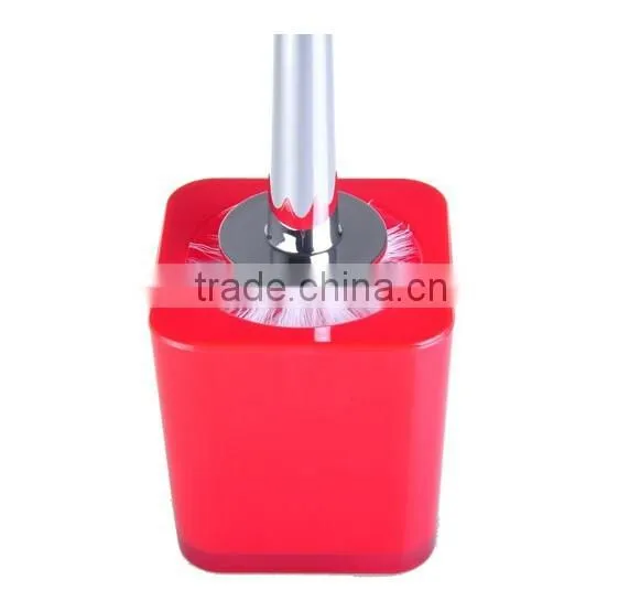 Rainbow Colored Style Square Contracted Type Toilet Brush Set photo-3