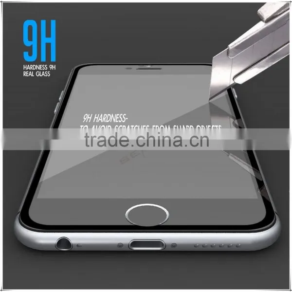 Titanium Alloy Full Cover Tempered Glass Screen Protector ,Clear 3D Curved Edge Tempered Glass Screen Protector for IPhone 6 photo-2
