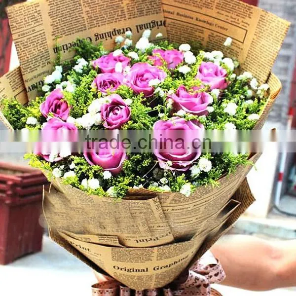 Newspaper Letters Leather Book Bouquet of Paper Kraft Generator photo-4