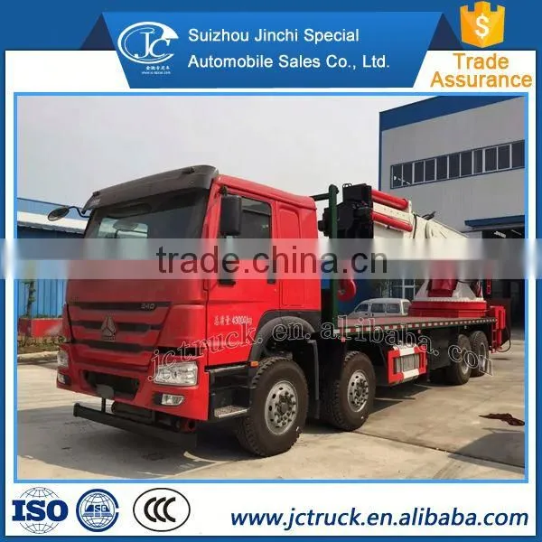 China New Automatic Hydraulic Howo 8x4 Lorry-mounted Crane Large Goods Reasonable Price photo-3
