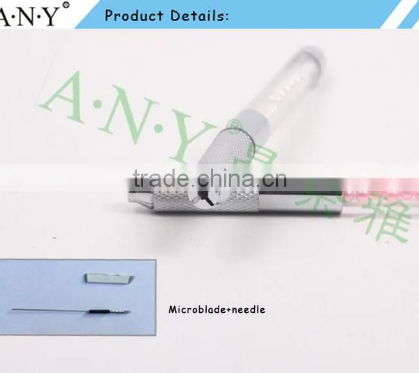 ANY Pearl Handle Manual Microrblading Eyebrow Embroidery Permanent Makeup Tattoo Pen photo-3