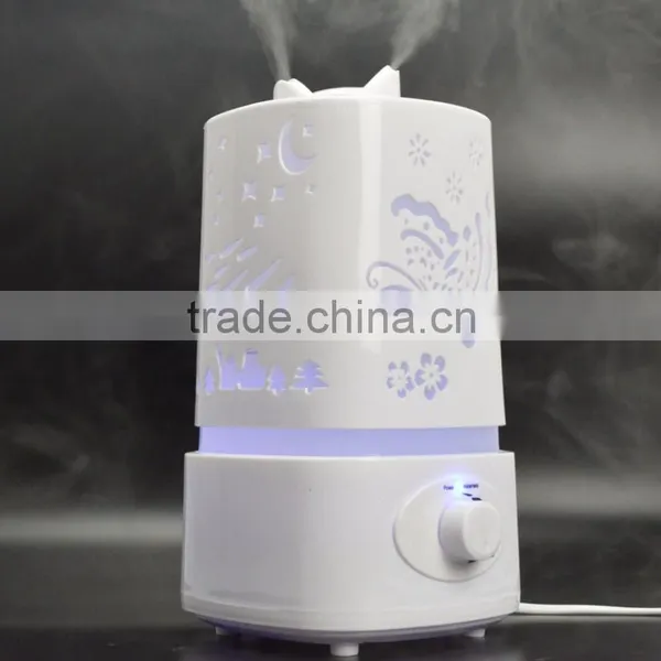 PP 1.5L Large Capacity Air Humidifier With LED Light Air Ionizer Aroma Diffuser photo-3