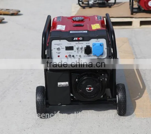 5KW Mini Air Cooling Gasoline Power Electrical Start Generator photo-2
