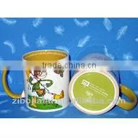 Inner Glazed Music Mug With Color Handle