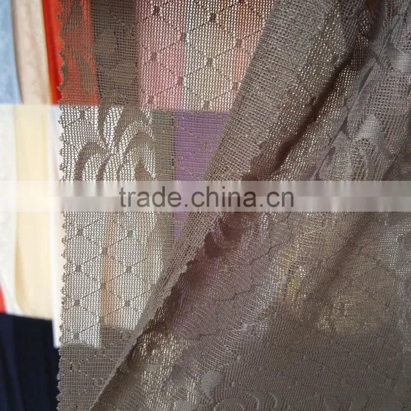 Nylon Spandex Knit Jacquard Fabric With Diamond Quilted Pattern, Quilted Jacquard Fabric photo-3