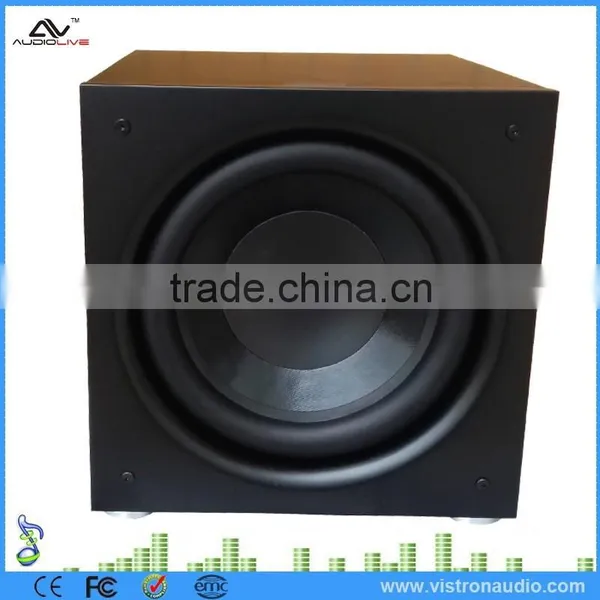 Smart Home Audio 10 Inch MDF Wooden Powered Subwoofer photo-3