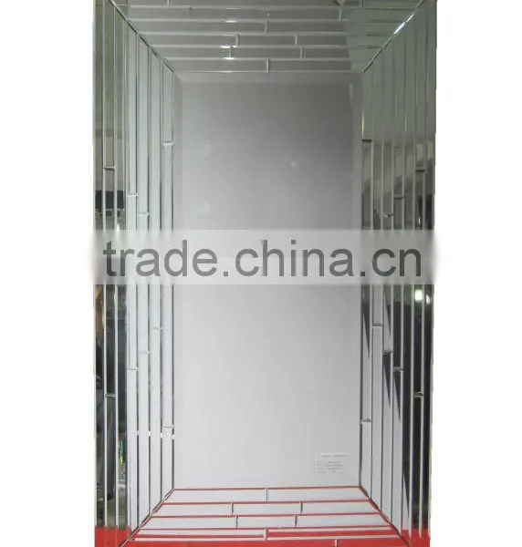 Elegant and Chic Style Strips Entrance Hall Fancy Decorative Salon Dressing Frame Wall Mirror
