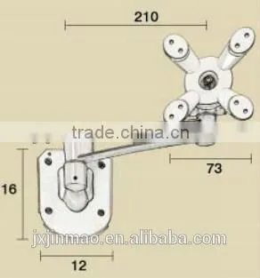 Fixed Wall Mount LCD Monitor Arm C02 photo-2