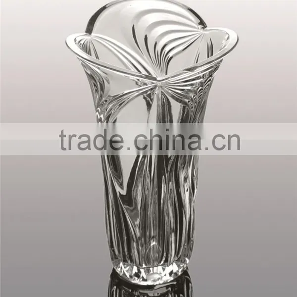 High Quality Clear Crystal Glass Vase