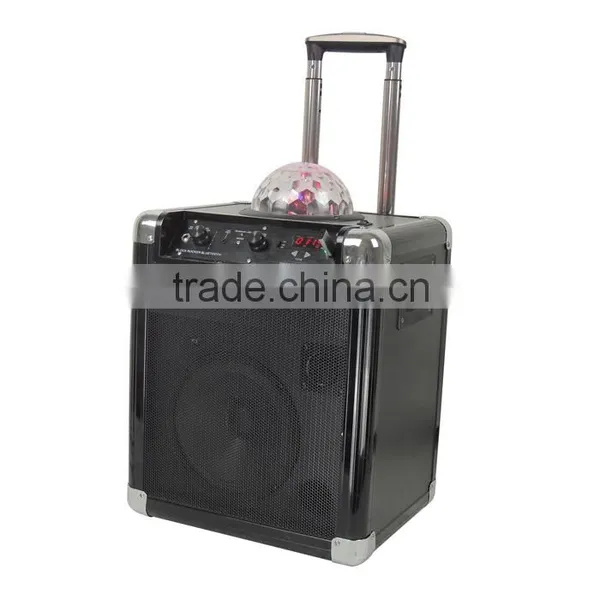 8" Bluetooth Portable Speaker Box With Ball Light,USB,SD,FM Radio, Portable Speaker Box L-95 photo-2