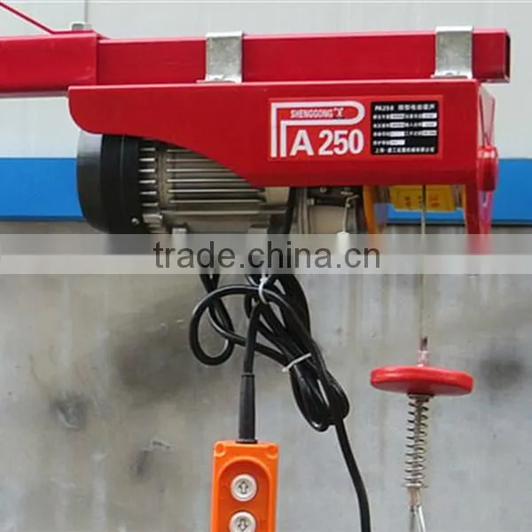 PA Mini Electric Hoist With Wireless Remote Control photo-2