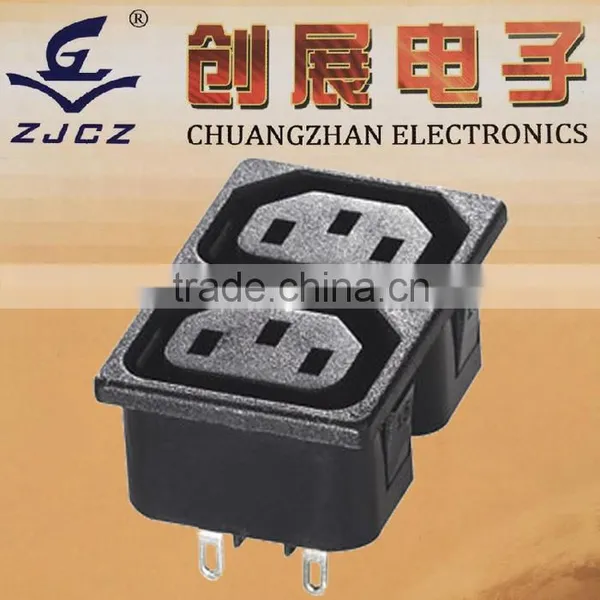 Female gsm socket power with plug,Best price Pure copper Gold plated 6.3mm stereo audio plug
