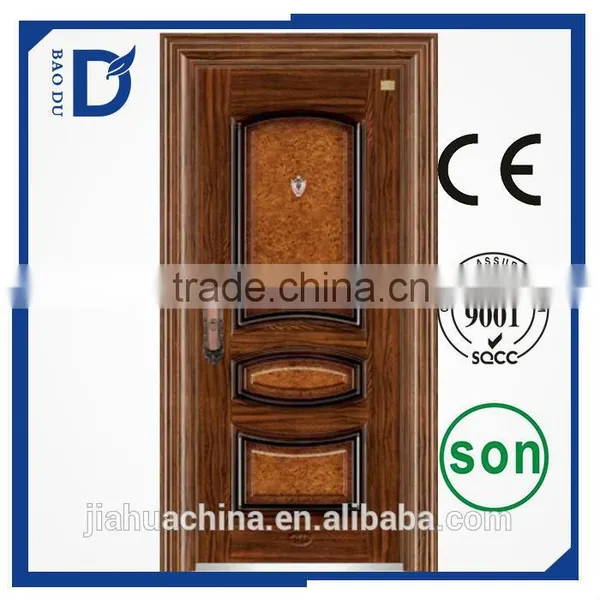 Cheap Italian Soundproof Exterior Swing Security Steel Door Residential BD-1433 photo-3