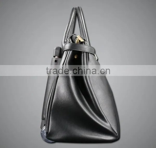 2015 Fashion Travel Luggage Genuine Leather Lady Handbag Update photo-3
