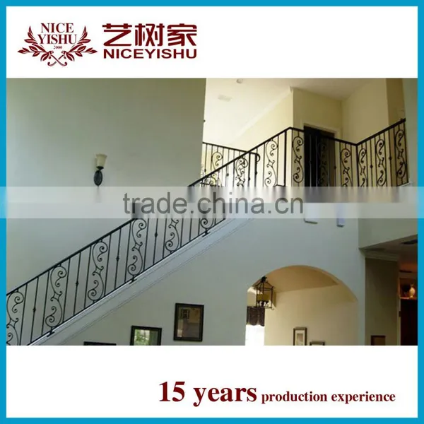 Wholesale Galvanized Stair Railings Design / Forged Iron Handrails Design/steel Handrail photo-6
